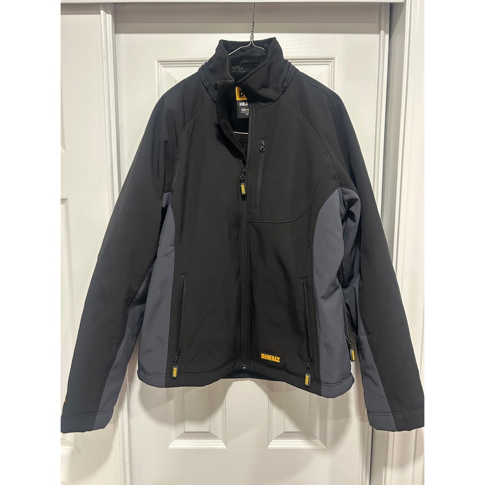 DeWalt Heated Gear Jacket Black Gray‎ Softshell 12V/20V MAX Lithium Ion Medium